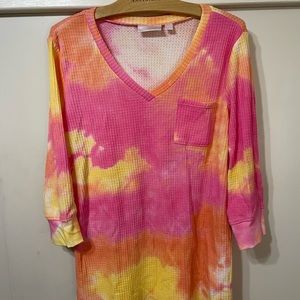 Belle by Kim Gravel tie-dye top